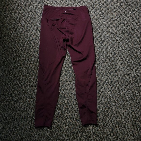 RBX Active Leggings Burgundy Size Medium - Picture 12 of 16